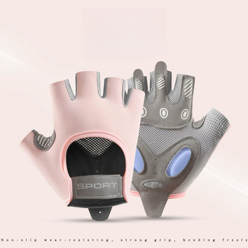 Yoga Fitness Spinning - Fitness Half-finger Gloves Women's Equipment Training