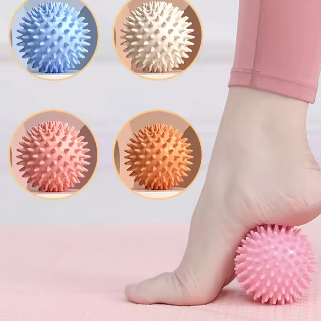Yoga Fitness Ball - 6CM Spiky Massage Ball,Myofascial Release Deep
