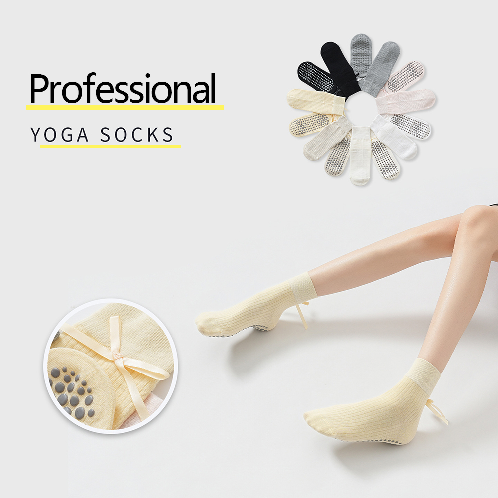 Yoga Fitness Yoga - Cute Bowknot Yoga Socks Girls Sweet