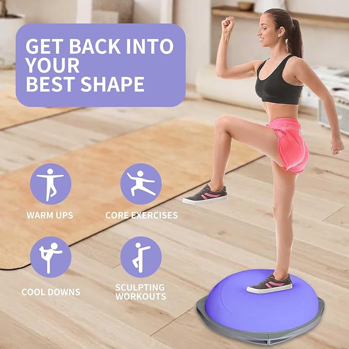 70cm Bosu Balance Ball, Anti-S - Yoga Fitness Ball recension och pris