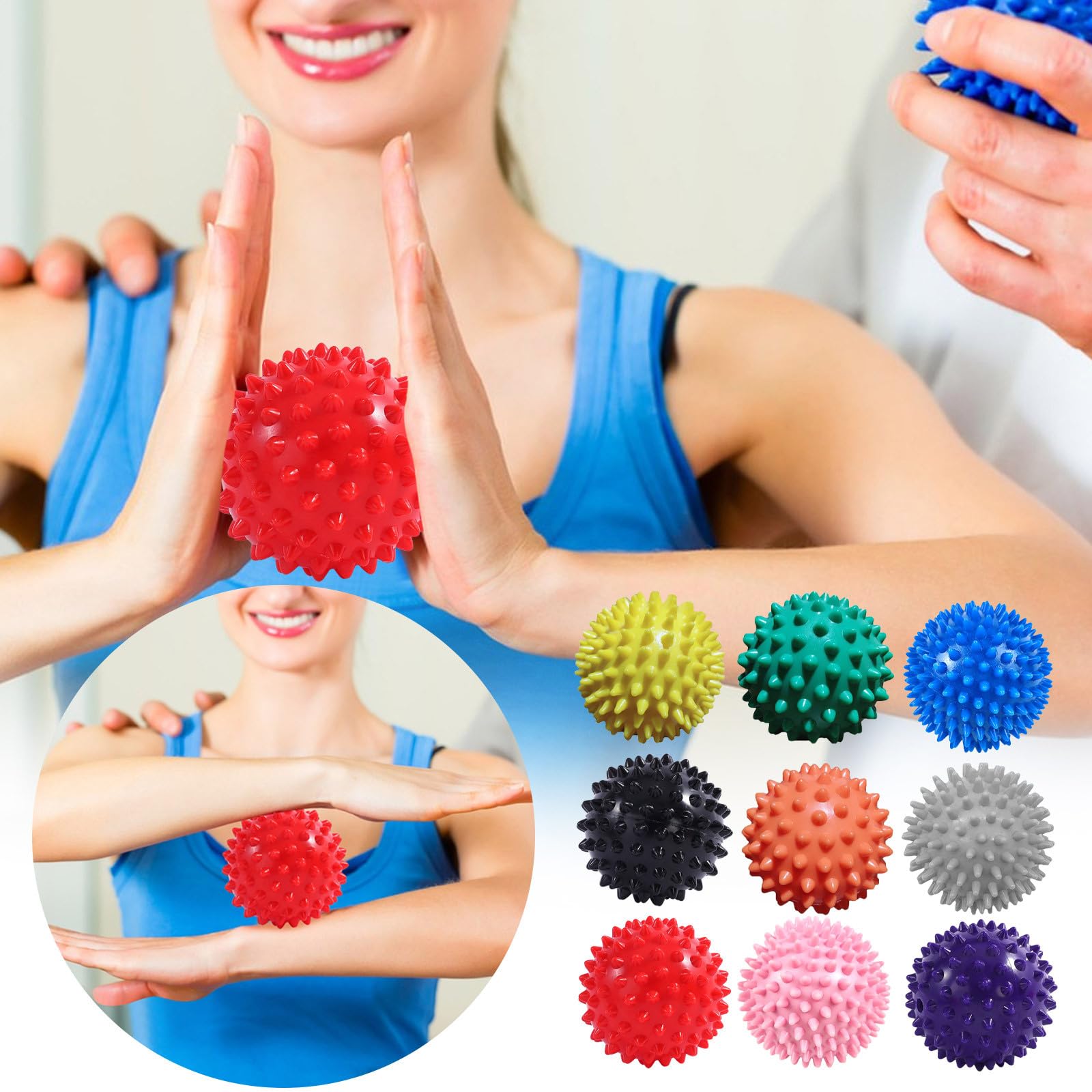 Massage Ball Fascia Ball Muscl - Yoga Fitness Ball recension och pris