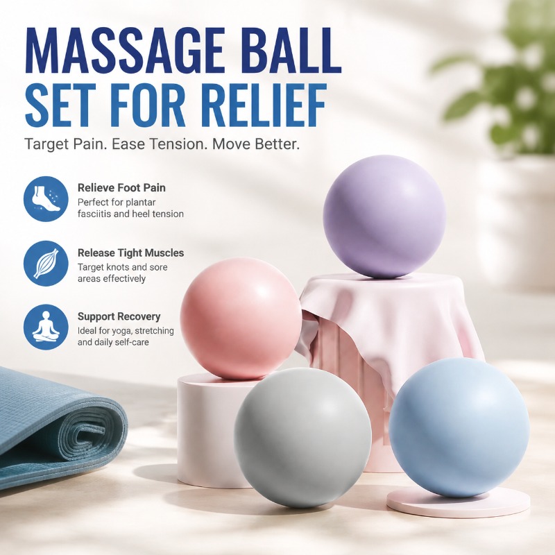 Silicone Fitness Fascia Ball S - Yoga Fitness Ball recension och pris