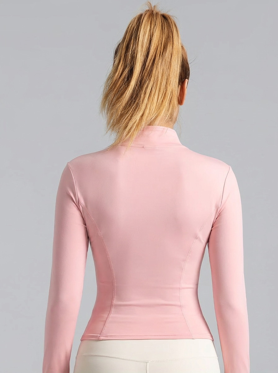 New Women Light Pink Yoga Coat - Yoga Fitness Yoga recension och pris