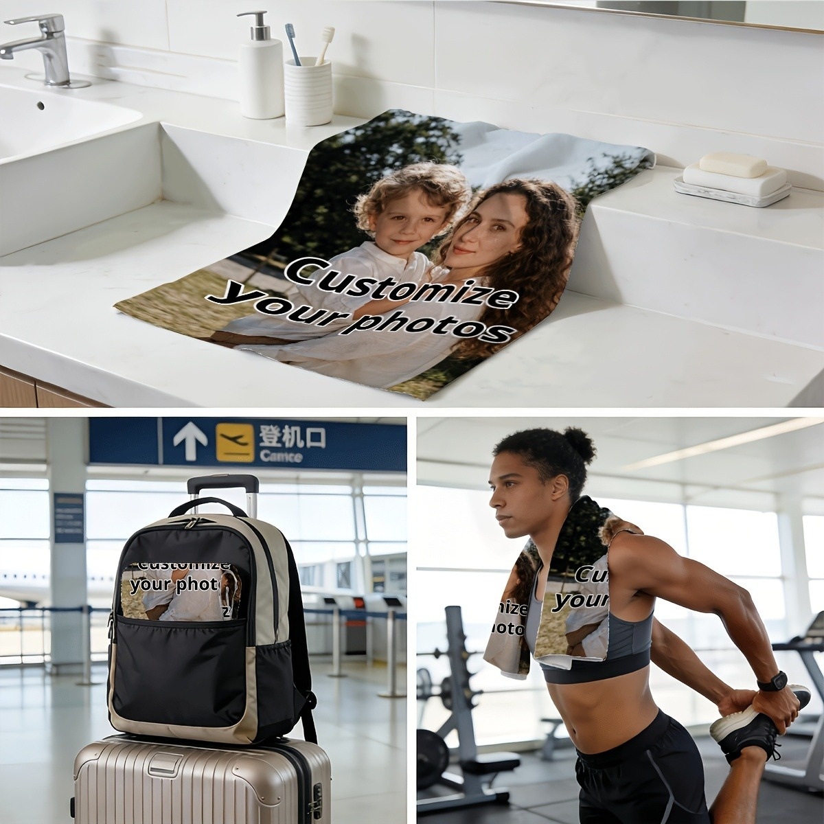 Customized towel, yoga, breath - Yoga Fitness Yoga recension och pris