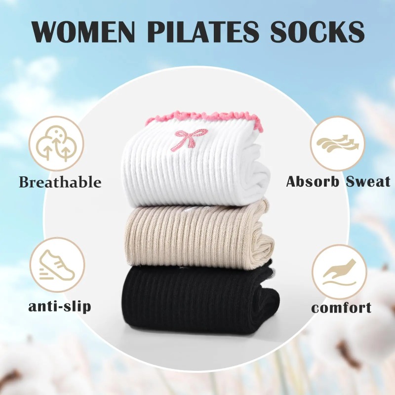 Professional Yoga Socks, Cotto - Yoga Fitness Yoga recension och pris