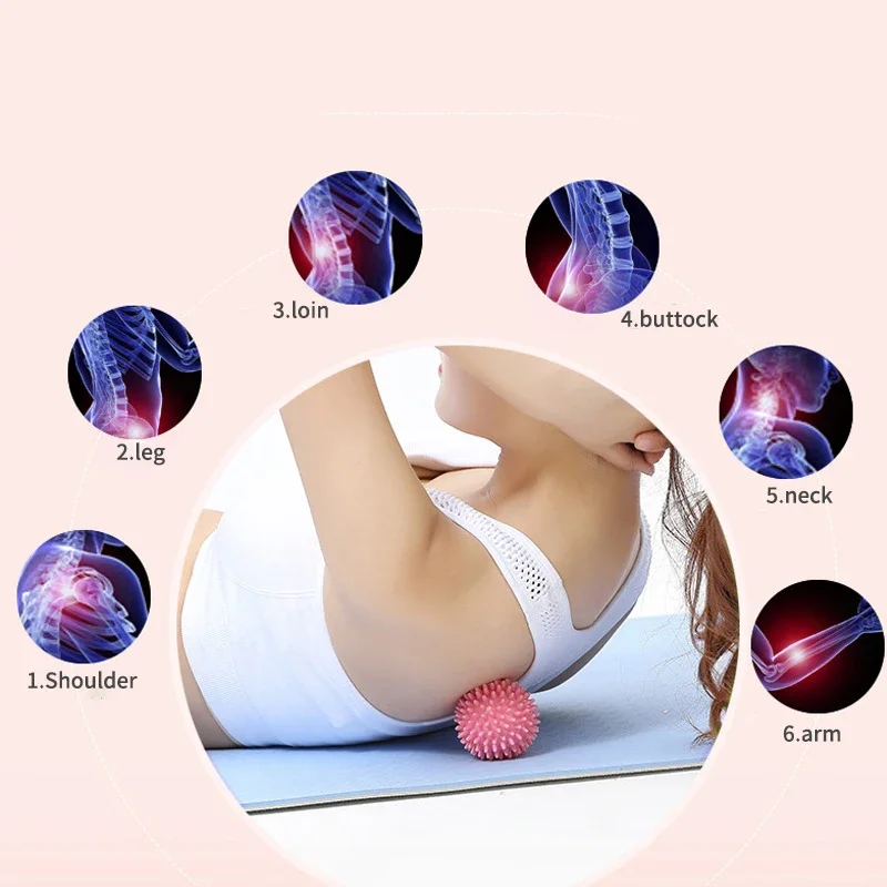 Deep Tissue Massage Ball Set f - Yoga Fitness Ball recension och pris