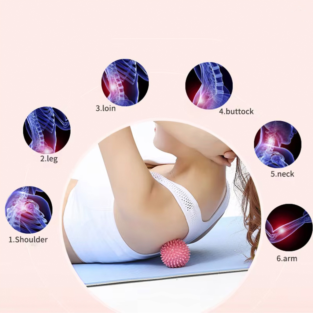 6CM Spiky Massage Ball,Myofasc - Yoga Fitness Ball recension och pris
