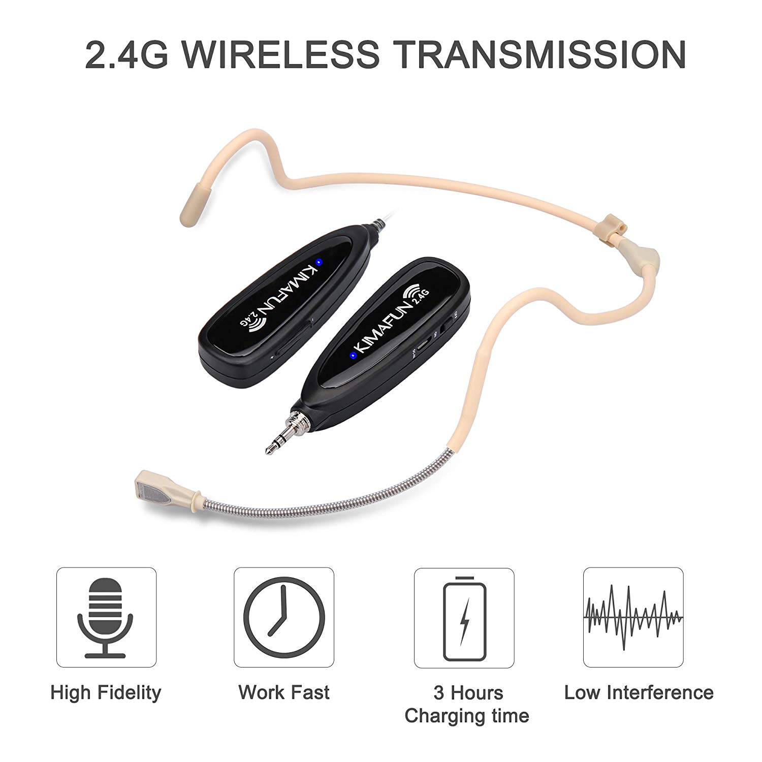 KIMAFUN Wireless Waterproof He - Yoga Fitness Spinning recension och pris